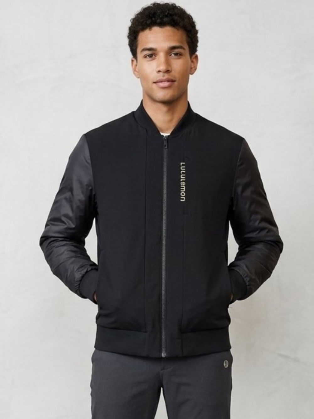 Lululemon About-Face Bomber Jacket in classic black
Medium